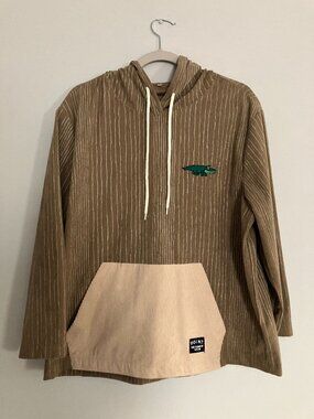 King Gizzard & the Lizard Wizard Corduroy Hoodie with Embroidered Gator | Multi